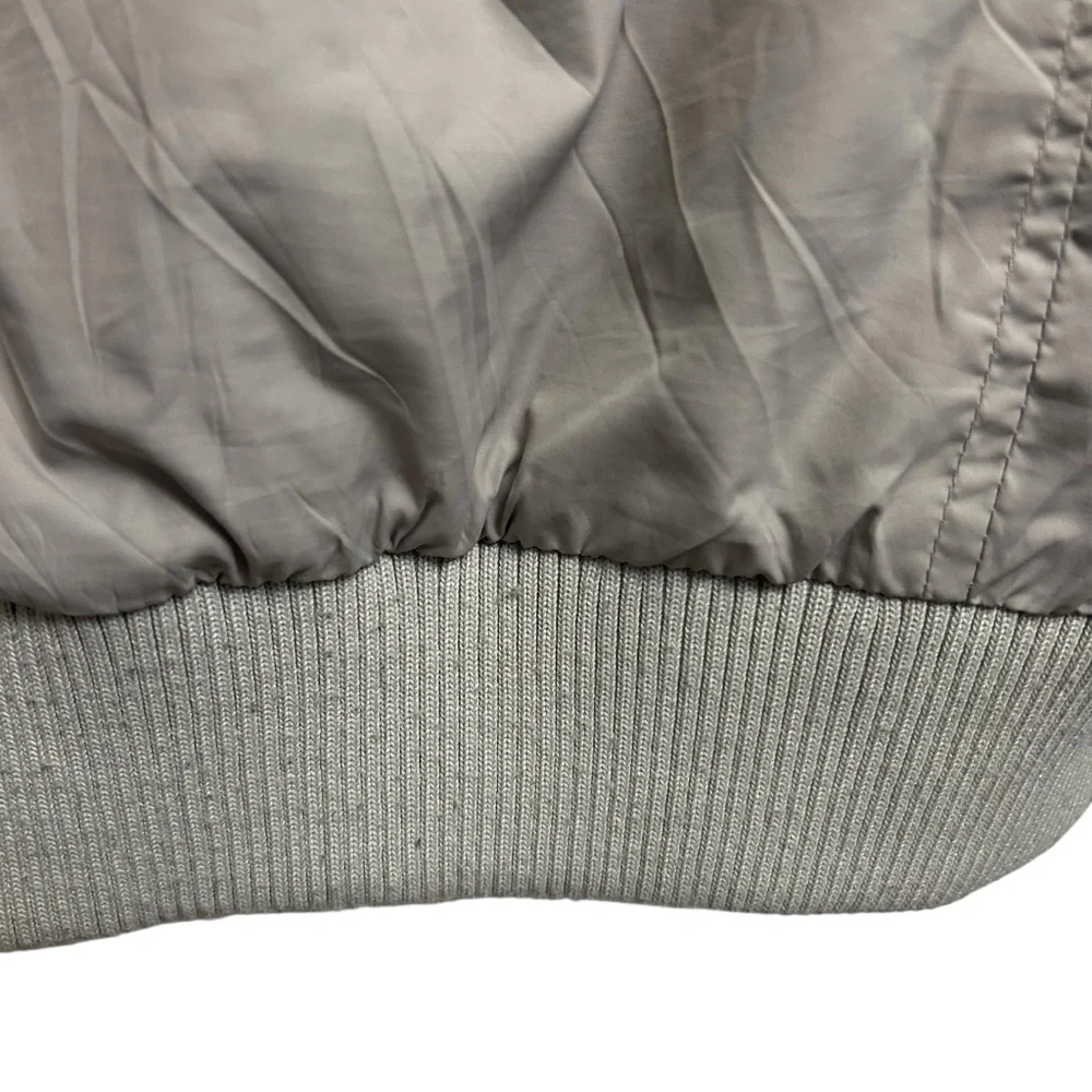 Roxy Gray Bomber Jacket - Picture 6 of 9